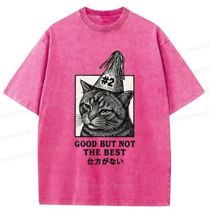 Tokyo-Tiger Second Place Cat Washed T-Shirt