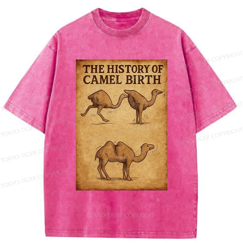 Tokyo-Tiger The History Of The Camel Washed T-Shirt