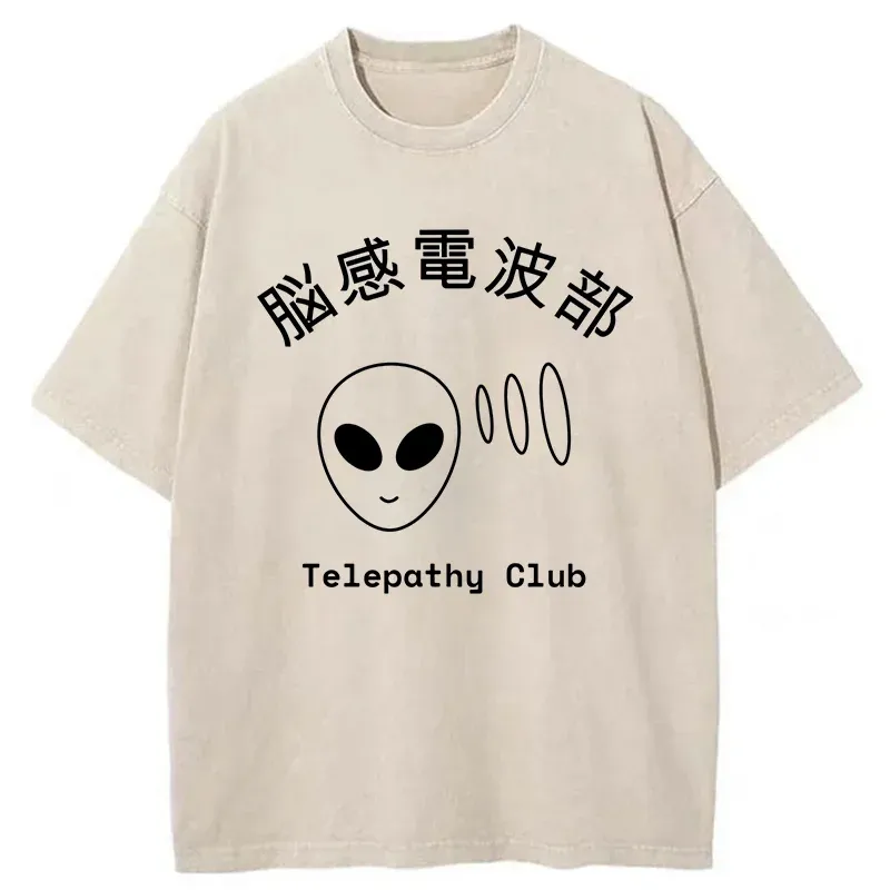 Tokyo-Tiger Alien Club Washed T-Shirt