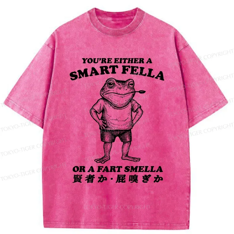 Tokyo-Tiger Farting Frog Washed T-Shirt