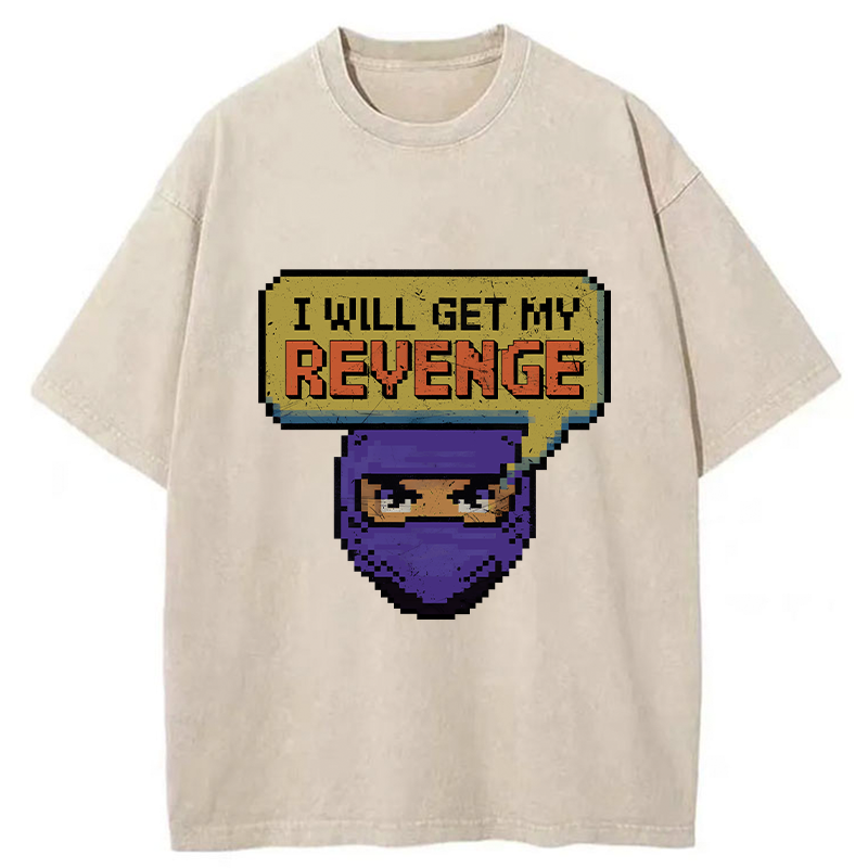 Tokyo-Tiger Japanese Revenge Ninja Washed T-Shirt