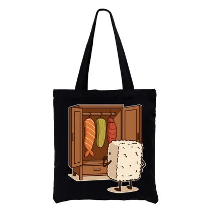 Tokyo-Tiger Sushi Pick Out Clothes Tote Bag