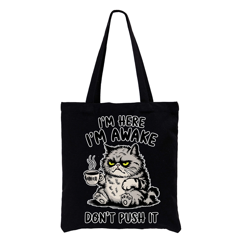 Tokyo-Tiger Tired Cat Tote Bag