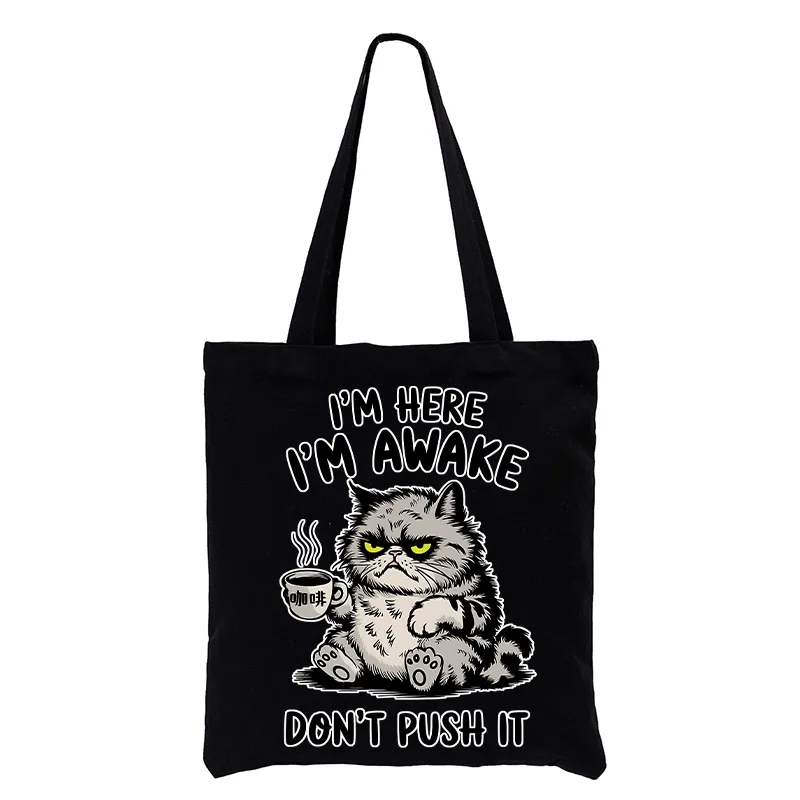 Tokyo-Tiger Tired Cat Tote Bag