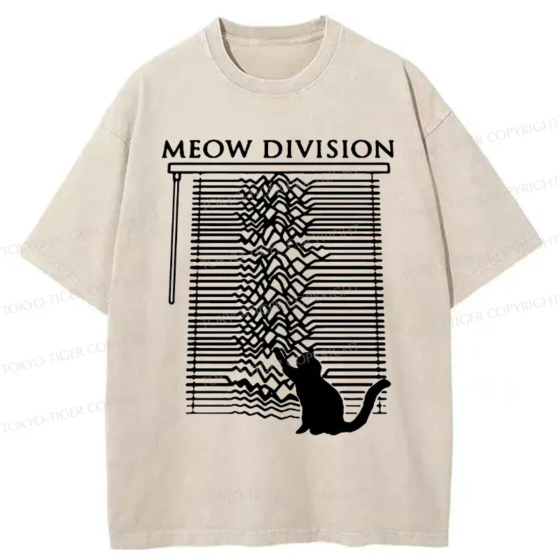 Tokyo-Tiger MEOW Music Washed T-Shirt