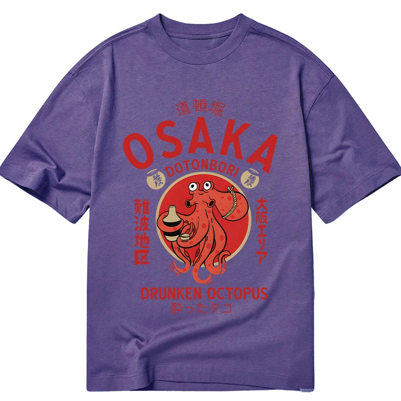 Tokyo-Tiger Drunken Octopus Japan Classic T-Shirt