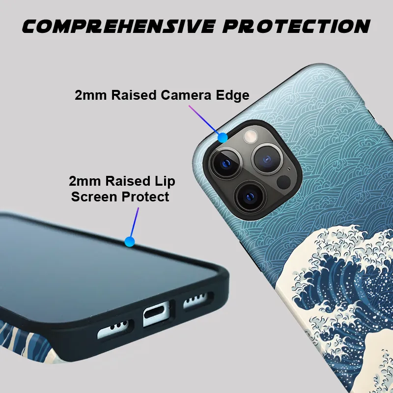 Tokyo-Tiger The Great Wave Off Fuji Phone Case