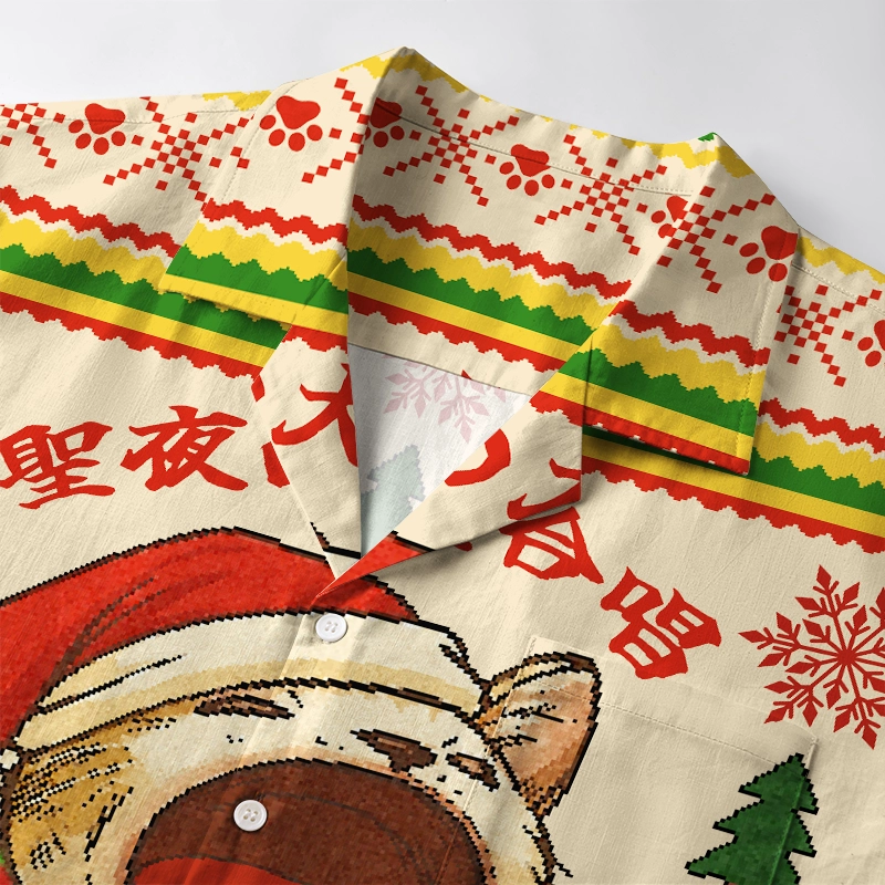 Tokyo-Tiger Christmas Cantata Christmas Aloha Hawaiian Shirt