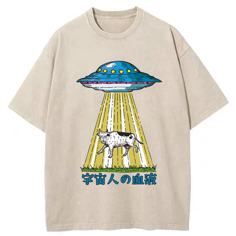 Tokyo-Tiger Alien Blood Washed T-Shirt