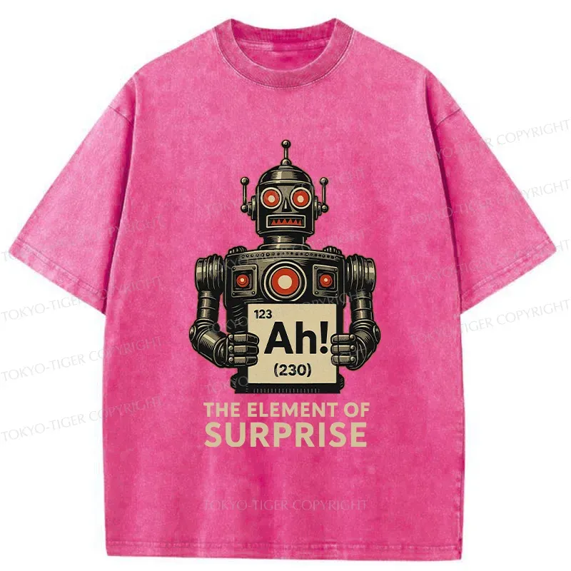 Tokyo-Tiger Machine Gets Surprised Washed T-Shirt