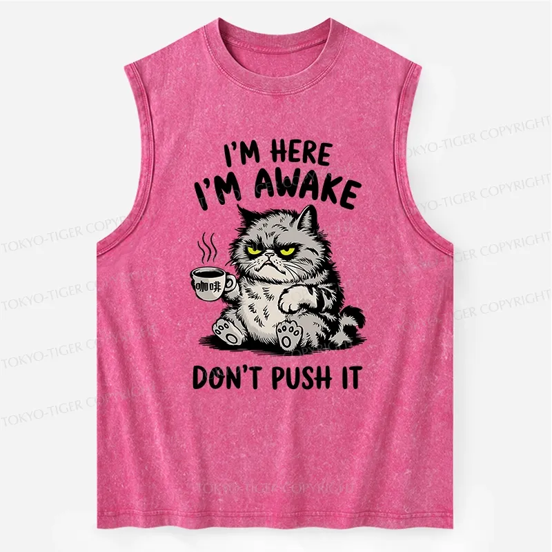 Tokyo-Tiger Tired Cat Washed Tank