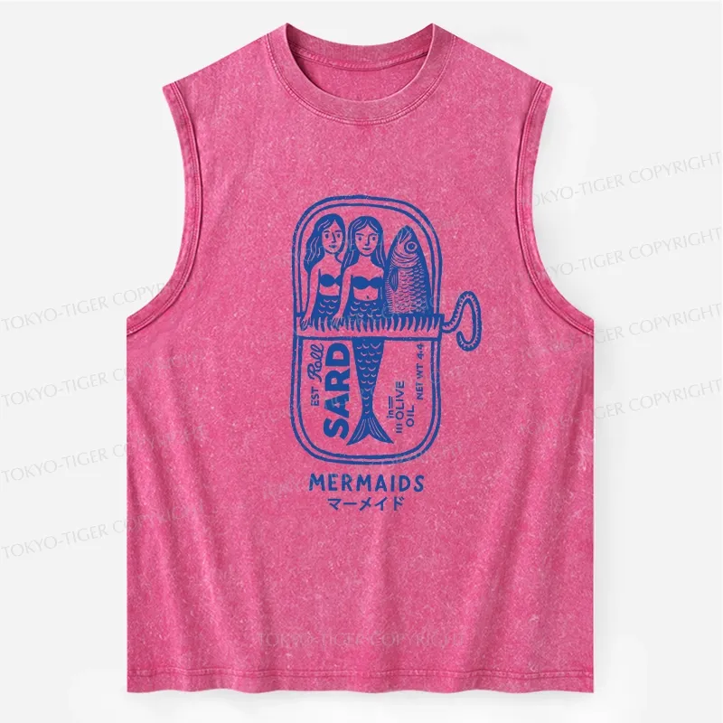 Tokyo-Tiger Mermaid Can Washed Tank