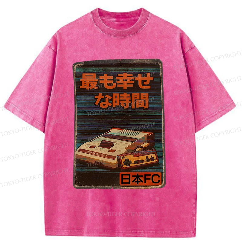 Tokyo-Tiger Vintage Japanese Items Washed T-Shirt