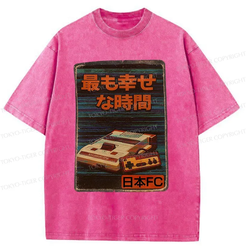 Tokyo-Tiger Vintage Japanese Items Washed T-Shirt