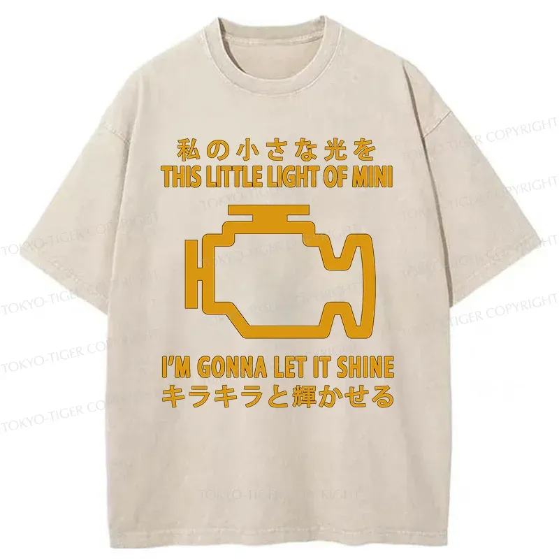 Tokyo-Tiger Glowing Fault Light Washed T-Shirt