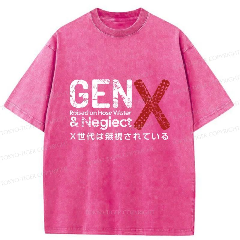 Tokyo-Tiger Neglected Generation X Washed T-Shirt