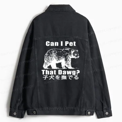 Tokyo-Tiger Pet The Bear Jean Jacket