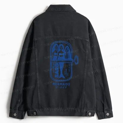 Tokyo-Tiger Mermaid Can Jean Jacket