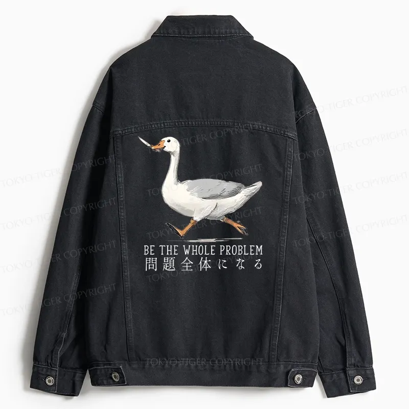 Tokyo-Tiger Running Stupid Goose Jean Jacket