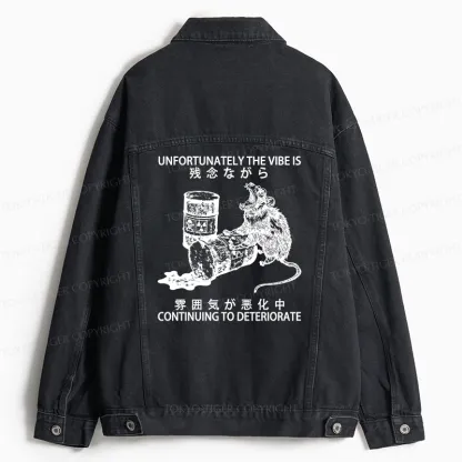 Tokyo-Tiger The Vibe Is Continuing To Deteriorate Jean Jacket