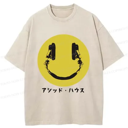 Tokyo-Tiger House Music Washed T-Shirt