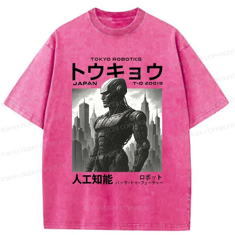Tokyo-Tiger Humanoid Machine Washed T-Shirt