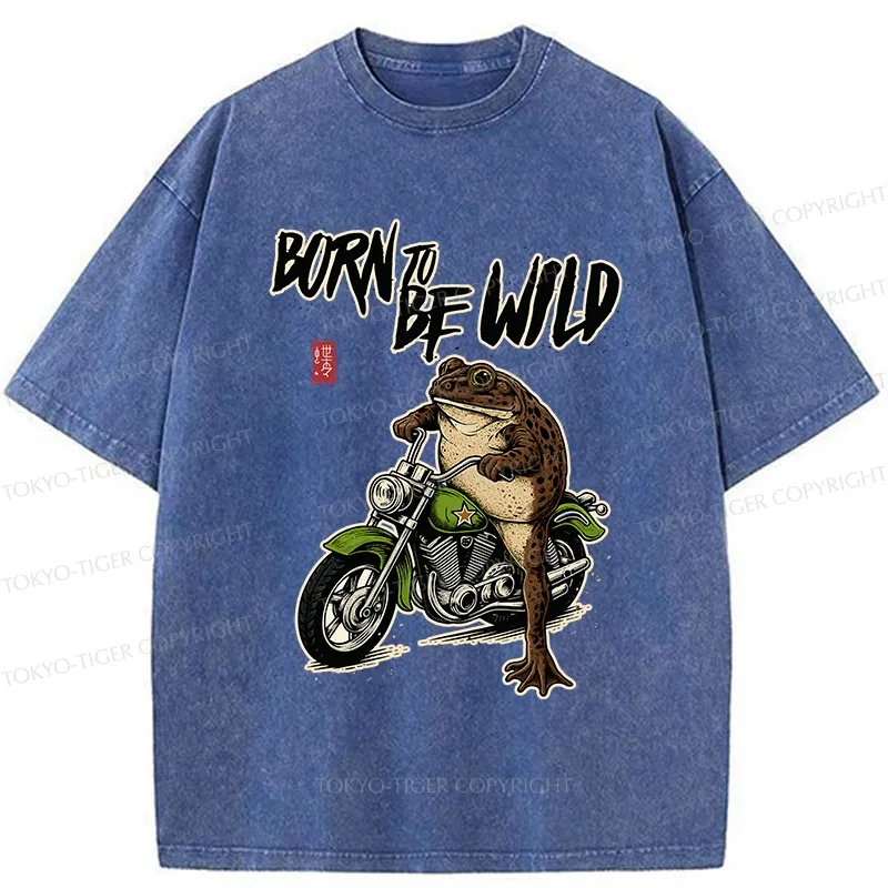 Tokyo-Tiger Born To Be Wild Washed T-Shirt