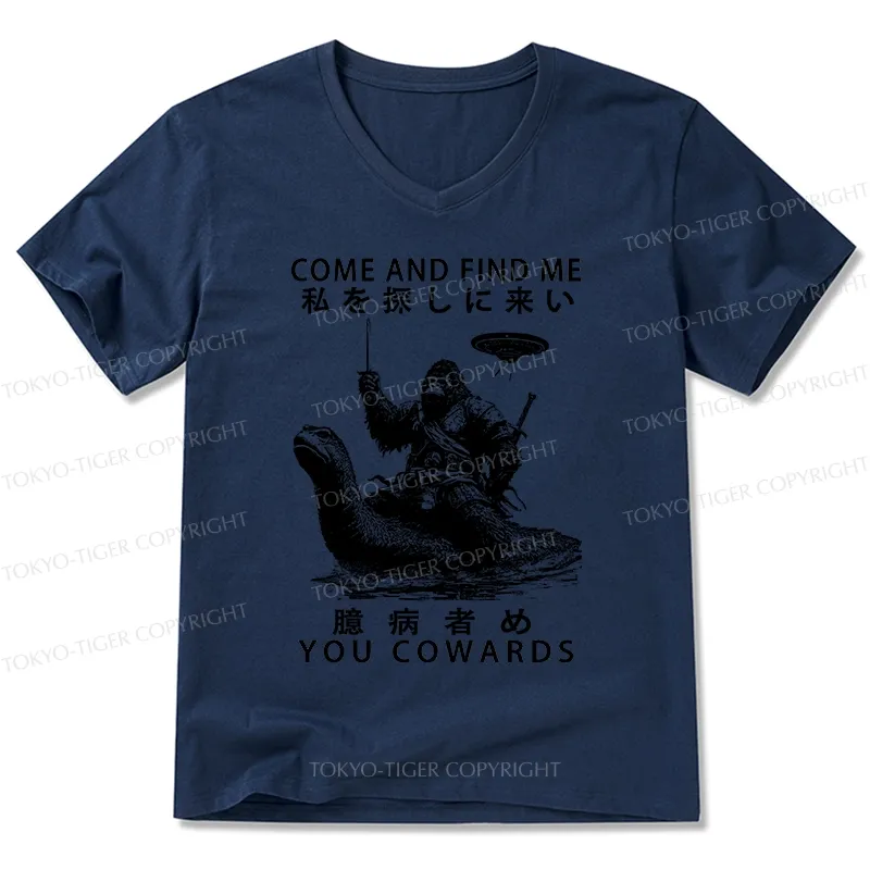 Tokyo-Tiger Can You Find Us V-Neck Classic T-Shirt