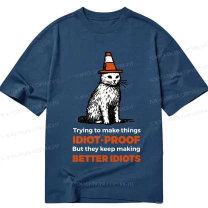 Tokyo-Tiger Stupid Cat Classic T-Shirt
