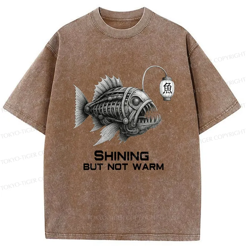 Tokyo-Tiger Shining But Not Warm Washed T-Shirt