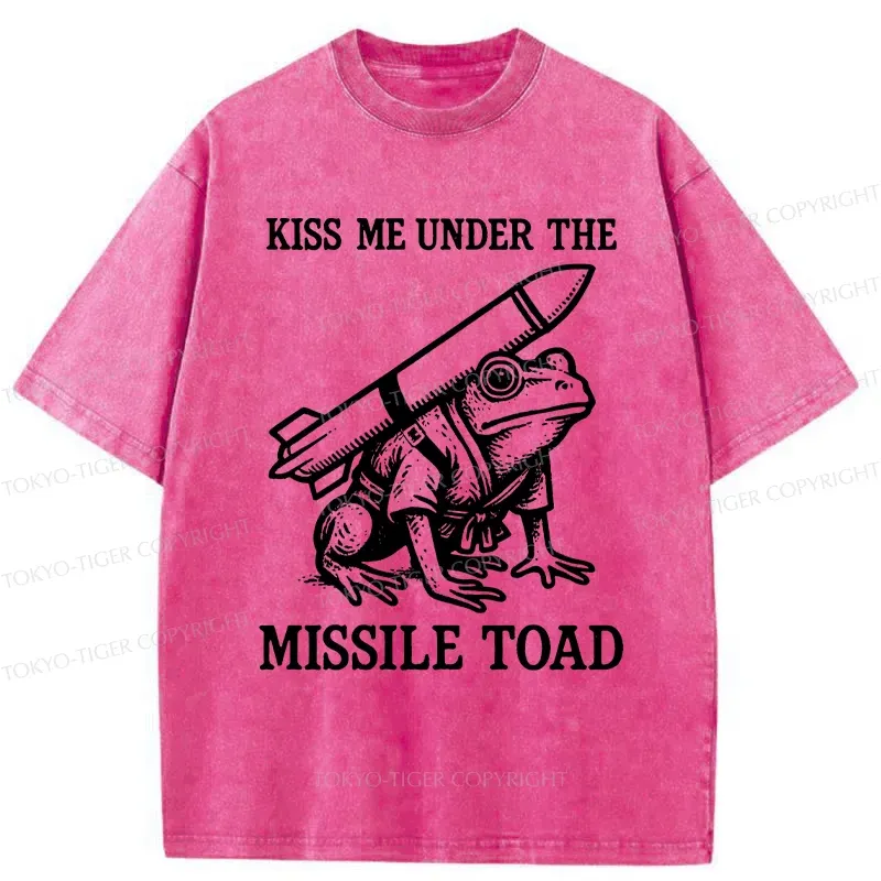 Tokyo-Tiger Missile Frog Washed T-Shirt