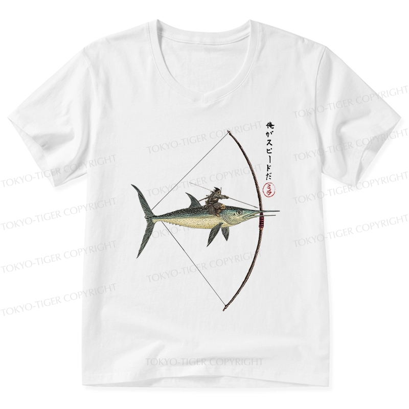 Tokyo-Tiger I Am Speed V-Neck Classic T-Shirt