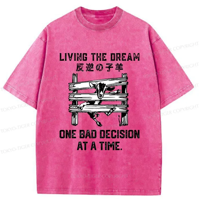 Tokyo-Tiger Stuck Lamb Washed T-Shirt