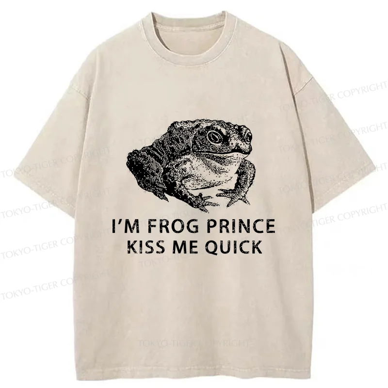 Tokyo-Tiger Real Frog Prince Washed T-Shirt