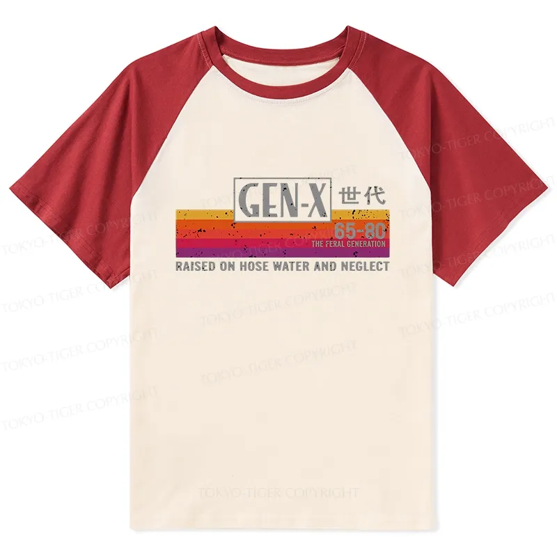 Tokyo-Tiger X Era Retro Raglan T-shirt