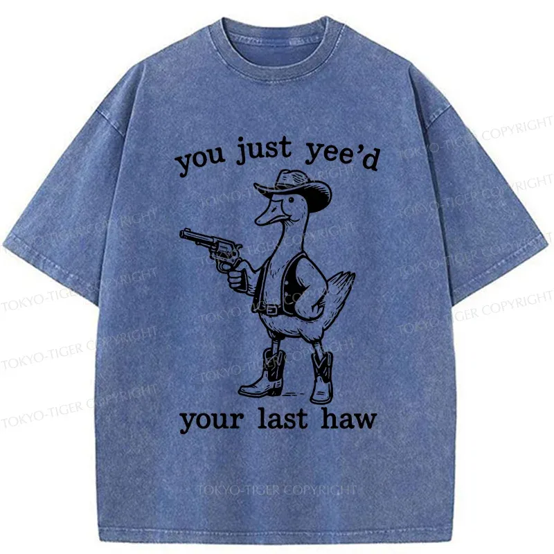 Tokyo-Tiger Handsome Goose Washed T-Shirt