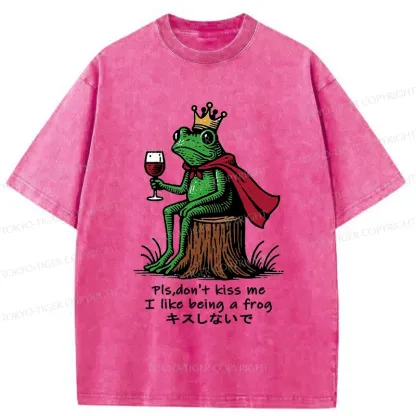 Tokyo-Tiger Just Want To Be A Frog Washed T-Shirt