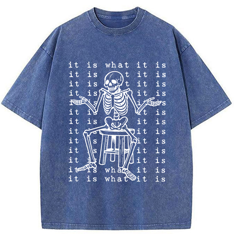 Tokyo-Tiger Helpless Skeleton Washed T-Shirt