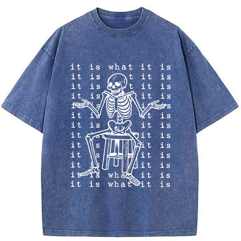 Tokyo-Tiger Helpless Skeleton Washed T-Shirt