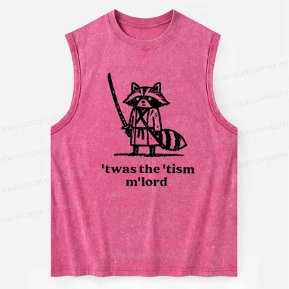 Tokyo-Tiger Focused Samurai Raccoon Washed Tank
