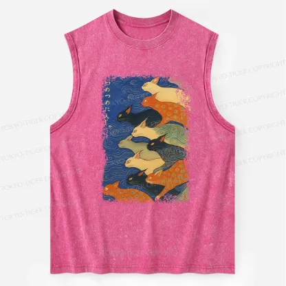 Tokyo-Tiger Claw-some Ninja Washed Tank