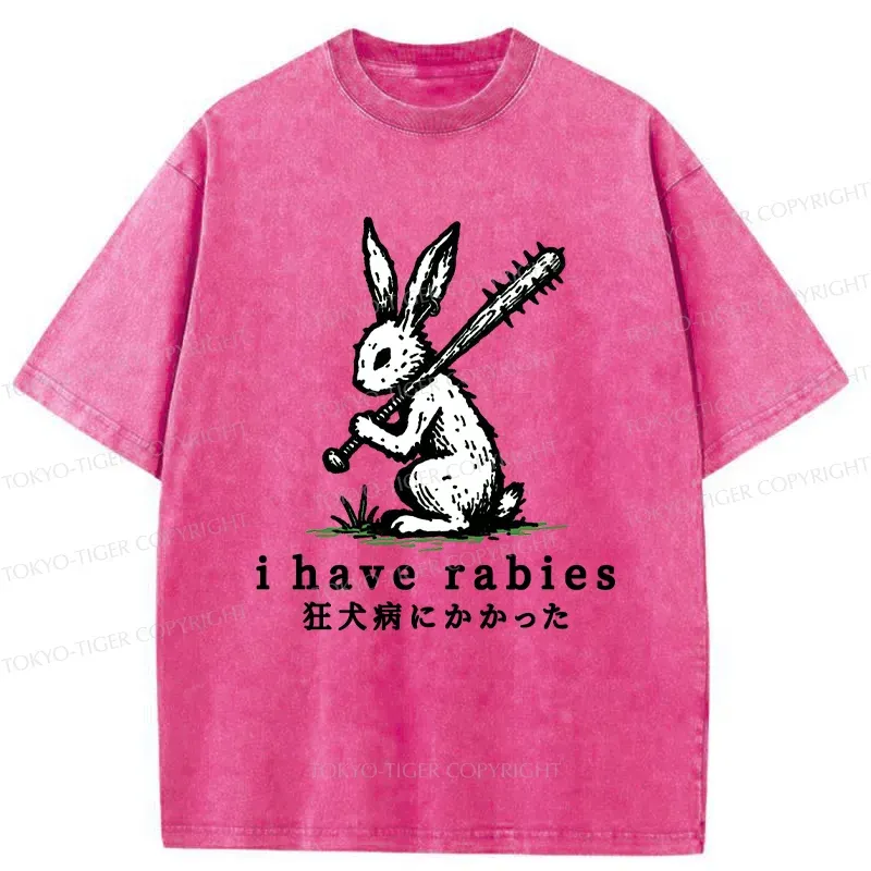 Tokyo-Tiger Violent Rabbit Washed T-Shirt