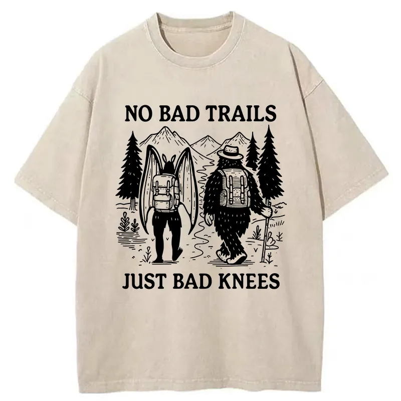 Tokyo-Tiger Go Camping With Monsters Washed T-Shirt