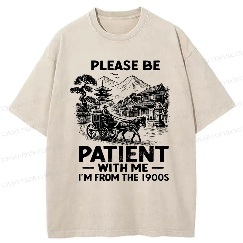 Tokyo-Tiger People From The 90s Washed T-Shirt