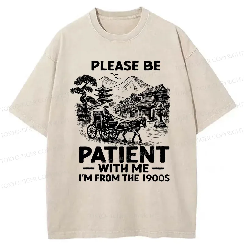 Tokyo-Tiger People From The 90s Washed T-Shirt