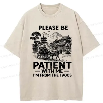 Tokyo-Tiger People From The 90s Washed T-Shirt