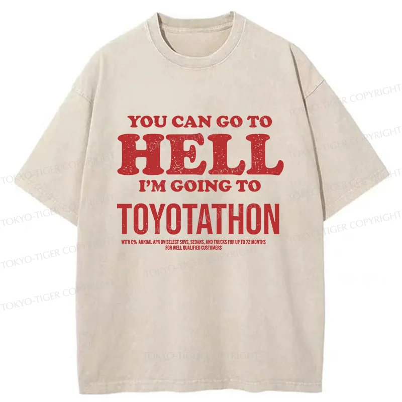 Tokyo-Tiger Interesting Activities Washed T-Shirt