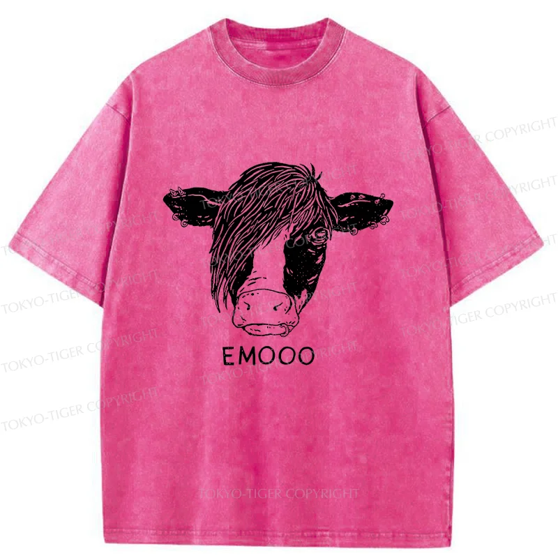 Tokyo-Tiger Rock Cow Washed T-Shirt