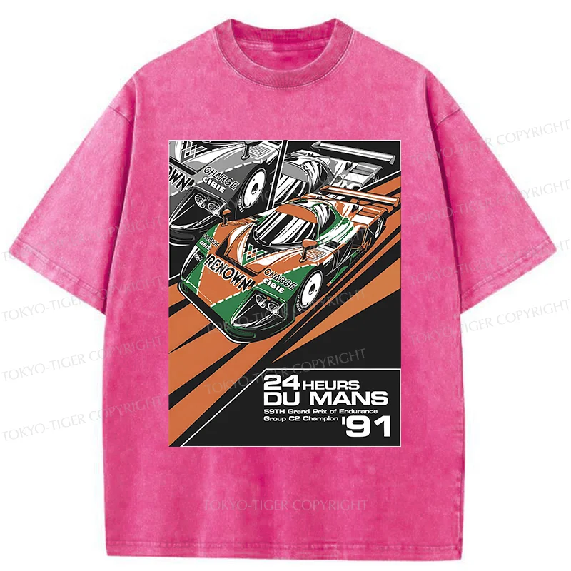 Tokyo-Tiger Cool Racing Washed T-Shirt