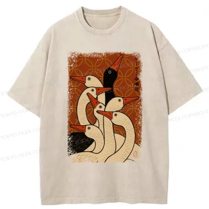 Tokyo-Tiger The Goose Choir Washed T-Shirt